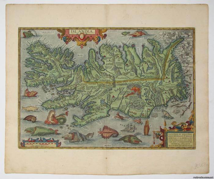 Открыть Карта Iceland by Ortelius