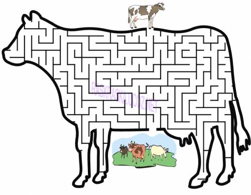 Открыть Cow-Maze